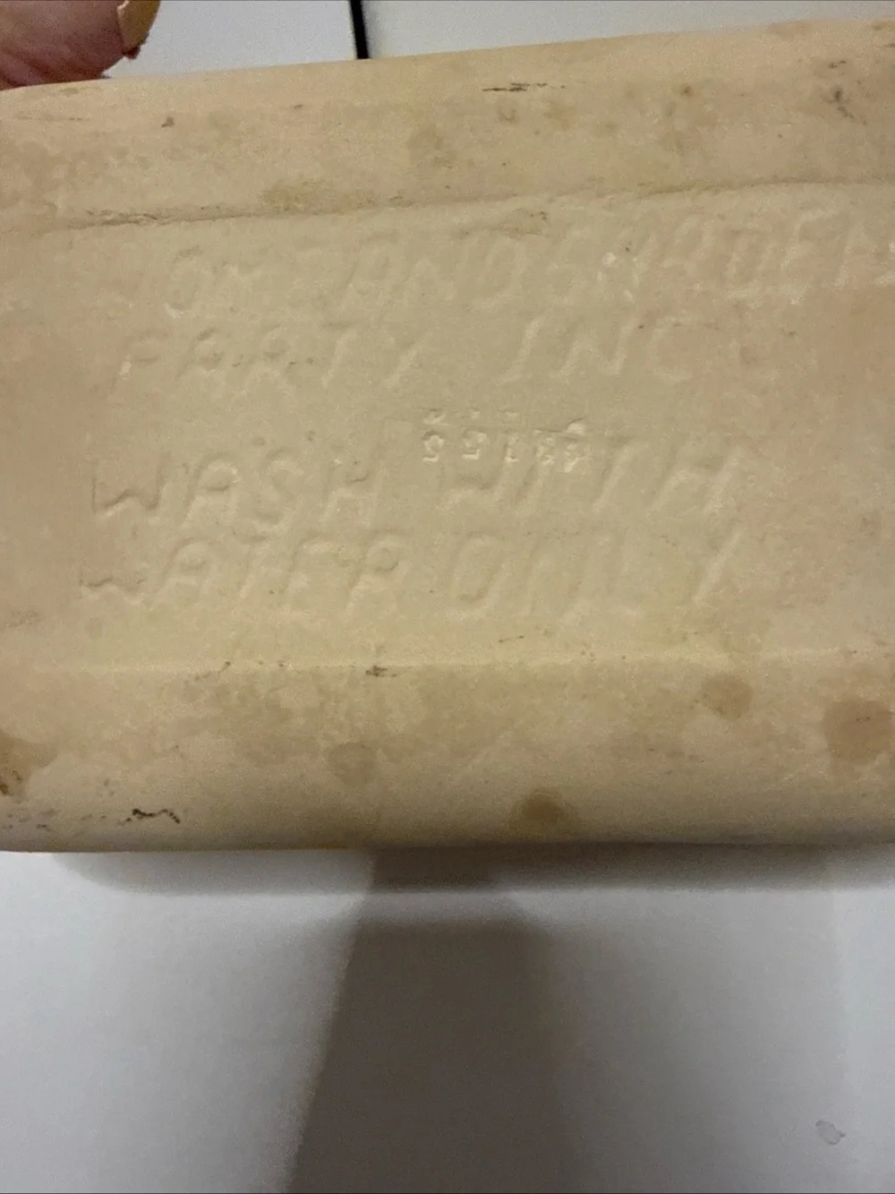 Pampered Chef Stone seasoned Loaf Pan with Handles
